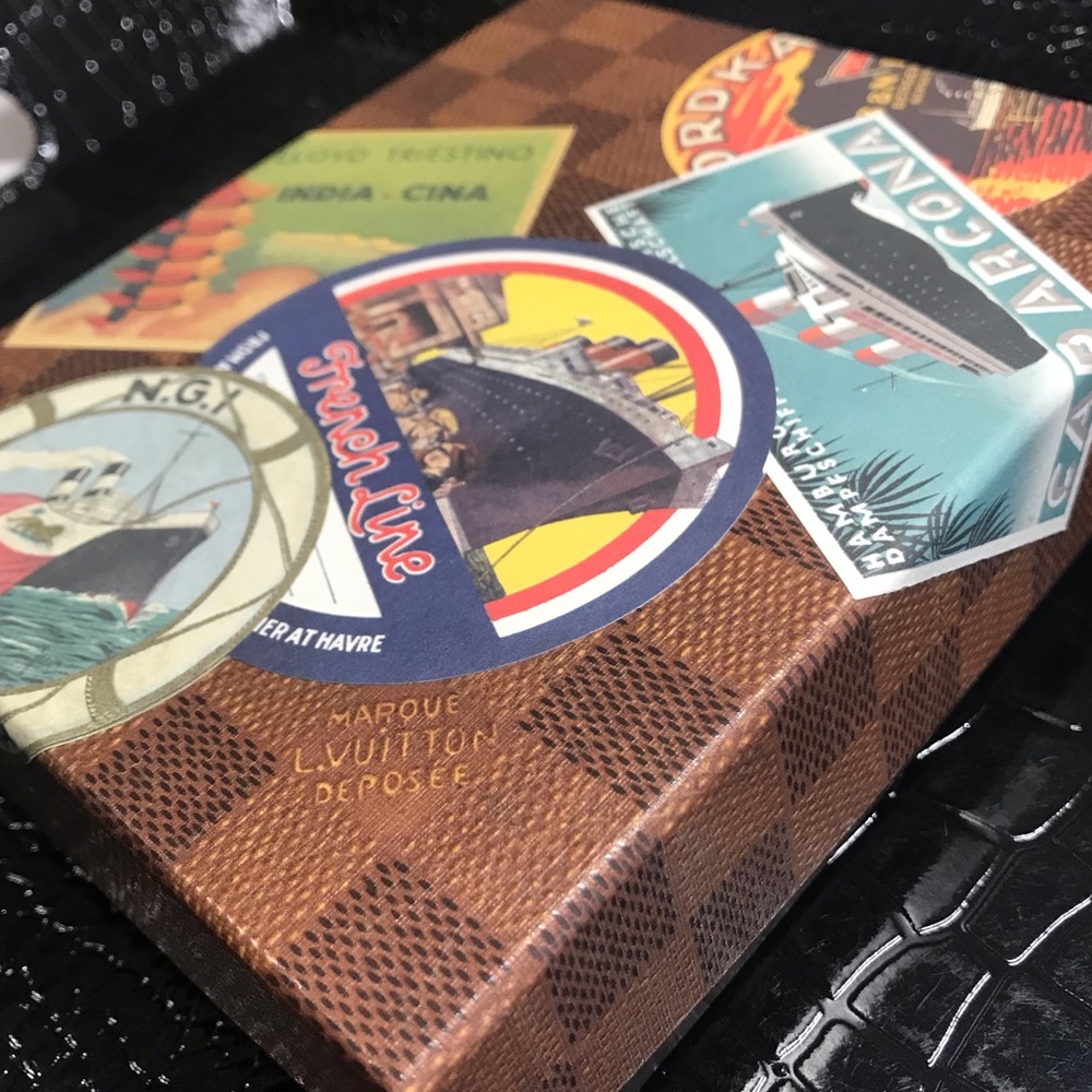 LOUIS VUITTON Ocean Liner Labels - Picture 3 of 9